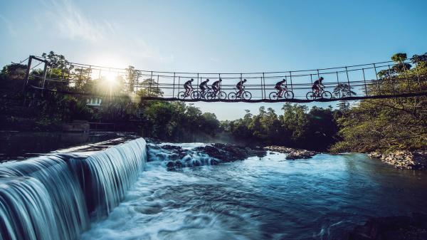 bike over bridge